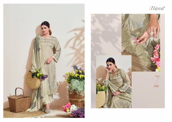Sur Itrana By Sahiba Digital Printed Pure Cotton Dress Material Wholesale Online